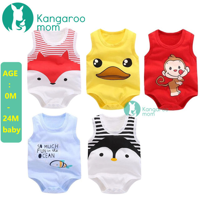Kangaroomom%20Baby%20Sleeveless%20Boys%20Girls%20Onesies%20Jumpsuit%20Romper%20Newborn%20Clothes%20Overall%20-%20Image%202