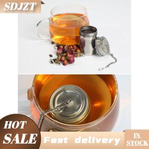 SDJZT 1 chiếc dụng cụ pha trà bằng thép không gỉ lưới lọc dạng túi có thể tái sử dụng cho ấm trà