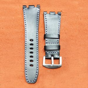 Tali Jam Kulit Asli Sapi Model AP Warna Hitam Garansi 1 Tahun