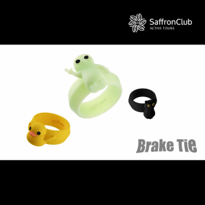 Brake Tie Bone | Cute Animal Character Silicone Cable Organizer Strap Durable Anti-Slip