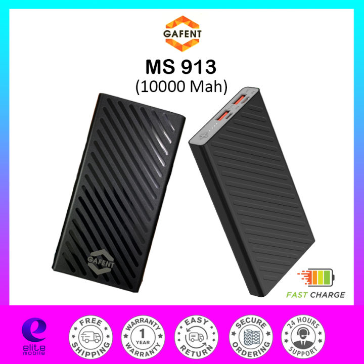 GAFENT MS913 / MS 913 (10000mah)2 USB OUTPUT long battery life ...