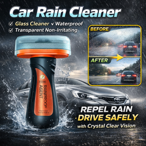 Car Windshield Rain Repellent Hydrophobic Coating Long-Lasting Waterproof Auto Glass Cleaner Spray Anti-Fog Anti-Rain Solution Automotive Visibility Enhancement Windshield Treatment