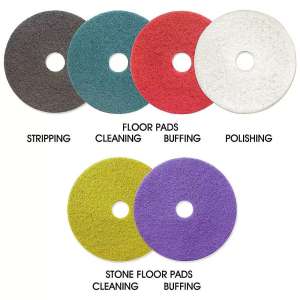 Luckylkh2 Floor pads for stripping cleaning buffing and polishing. Stone floor pads for cleaning and buffing.