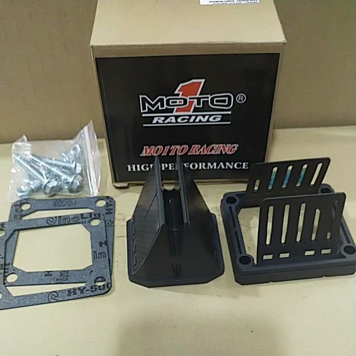 membran atau palep racing full set moto 1 buat Yamaha RX king membran lidah sudah carbon
