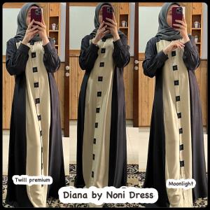 Gamis Cantik DIANA by Noni Dress / daster arab / dress wanita