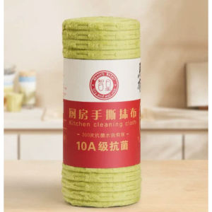Kitchen Towel Cloth Tear Off Cleaning Roll Cloth Wipe Quick Dry Absorbent Microfiber Lazy Dish Rag Lap Dapur