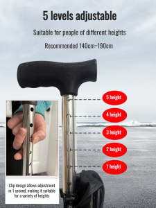 Lightweight foldable outdoor walking stick chair