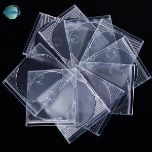 XUNYU3 5 10pcs Household Standard Single Disc Storage Boxes DVD Case CD Case Empty Clear Plastic CD Case Disc CD Box