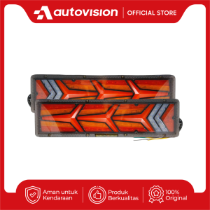 Tail Lamp LED Lampu Belakang Rem Sein Senja Truk Bus 24V