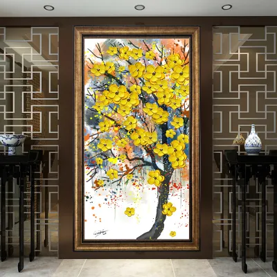 DIY Diamond Painting Full pohon uang pohon rezeki 50x90cm D916
