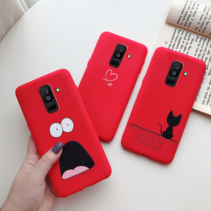 For Samsung Galaxy A6 2018 A600 A6 Plus 2018 A605 Case Cute