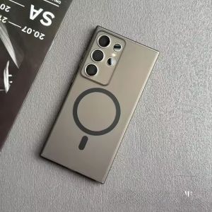 [JLK] 0.5MM Ultra Thin Matte Shockproof for MagSafe Phone Case for Samsung S26 S25 S23 Ultra S22 S24 Plus Magnetic Hard Back Cover