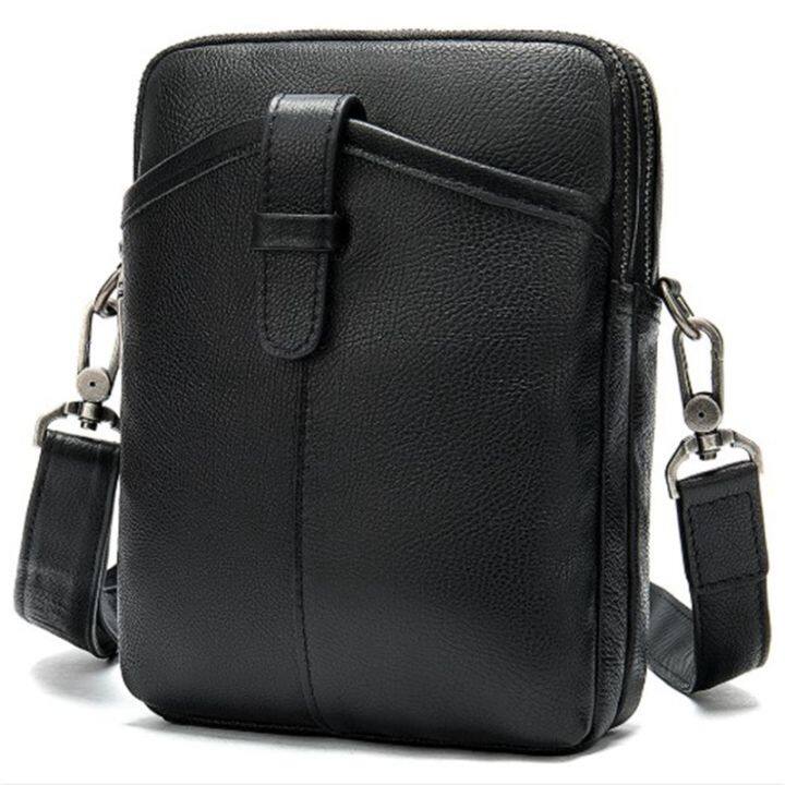 Messenger Bag Men's Leather Shoulder Bag for Men Vintage Small Handbag ...