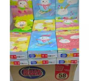 1 PaCk 10 Buku Tulis Campus ukuran Boxy Boss 50 Lembar termurah Original