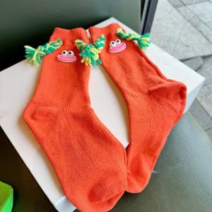 Funny Expression Socks Mid Tube Socks Soft Comfortable Sweat Absorbing Breathable Casual Couples Sock