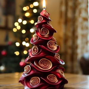 Christmas Tree Silicone Mould for Aromatherapys Making and Holiday Decorations With Grade Materials