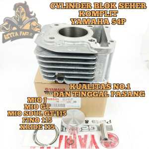 CYLINDER BLOK SEHER PISTON RING KOMPLIT YAMAHA 54P KUALITAS ASLI ORIGINAL YAMAHA YGP  PRESISI TINGGAL PASANG BAHAN BERKUALITAS DAN DIJAMIN AWET MIO J MIO GT MIO SOUL GT 115 FINO FI 115 X RIDE 115 XRIDE