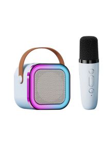 Mini K12 Wireless Karaoke Speaker With Karaoke Bluetooth Microphone Home KTV Karaoke Machine RGB Light Portable Mini