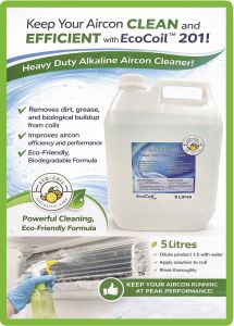 ECO-COIL 201 - coil / aircon cleaner environmentally-friendly coil cleaning liquid with a mild lemon scent