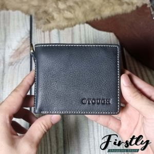 Tough กระเป๋าสตางค์หนังวัวแท้100%เกรดชามัวร์ กระเป๋าสตางค์ผู้ชาย กระเป๋าสตางค์หนัง กระเป๋าตัง กระเป๋าเงิน กระเป๋าใส่บัตร Leather Wallet รุ่น 3030