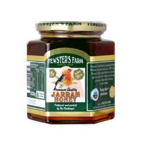Fewsters Farm Organic Jarrah Honey TA 30+ 500g Jarrah honey is a rare unique high activity honey found only in Western Australia