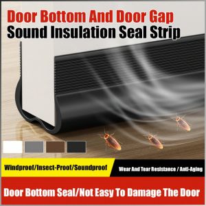 Seals Larger Double Chamber Design Sealing Strip Anti-aging Good Fit Soft Water and Dust Resistant