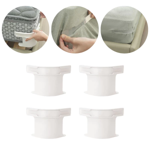 4/8Pcs Invisible Bed Sheet Fixers Bed Sheet Clips Anti-Slip Tightener for Bedsheet Corner Fastener