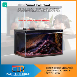 Mijia Smart Fish Tank All-in-One Intelligent Aquarium HD Glass LED Lightning Modes Automatic Feeding Mi Home App Pet Fish tank Table size