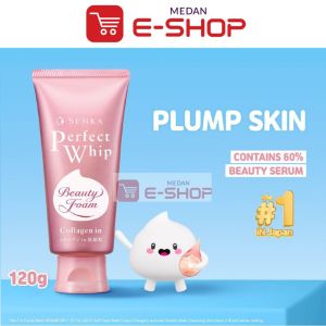 SENKA Perfect Whip Collagen-in Anti Aging Facial Foam 50 & 120g Gram
