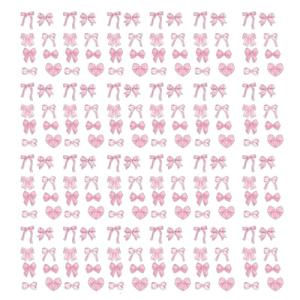 500Pcs Aesthetic Bowknot Sticker Sealing Sticker for Water Bottle Scrapbook Journal Laptop Guitar Luggage Phone Case