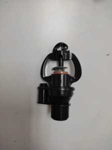 PC MICROSPRINKLER 35L/H CONNECT WITH OD 8MM STAKE & 1/2" MALE THREAD