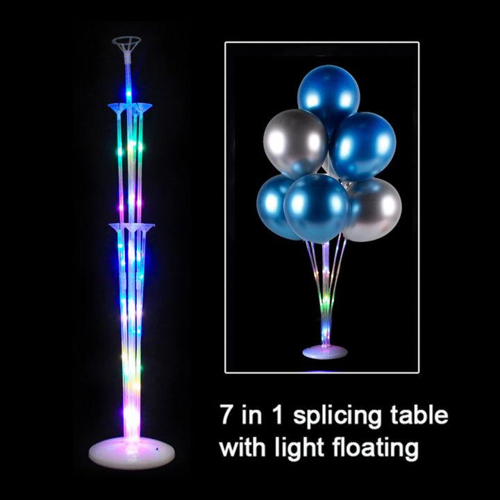 LED Light Balloons Holder Stand Support Column Confetti Baloon Baby