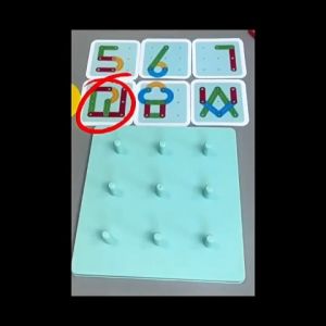 Variable Shape Matching Column Toys Game Jigsaw Board Intelligence Puzzle Geometric Column Set 3D Puzzle Game DIY Handmade Toys