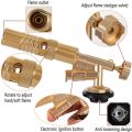 Cassette gun heads Burner Flame Gun High Temperature Copper Gas Torch Brazing Barbecue Kitchen Baking Tool Flamethrower. 