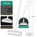 Long Handle Retractable Tear-off Sticky Paper Roller Floor Sticky Hair Carpet with Dust Sticky Hair Roller Sticky. 