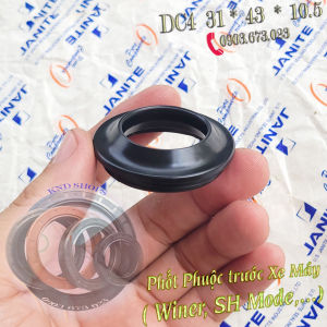 Phốt phuộc trước cho xe Winner PCX SH Mode Lead SCR Suzuki WY125 Aragon 50... Nactec/NOK/TTO/NSH 31*43*10.5 và chụp bụi VC 31*43 | KND Shops