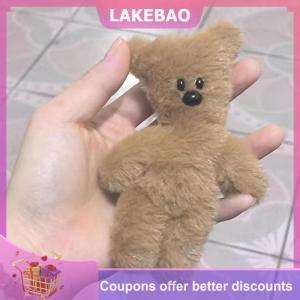 【LAKEBAO】 Squeak Keychain Mặt dây chuyền phim hoạt hình dễ thương búp bê sang trọng Đồ chơi Kawaii mềm nhồi túi quyến rũ trang trí cho trẻ em Quà tặng