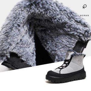 Cameljeans Bốt đi tuyết chống thấm nước mùa đông ngoài trời Giày cotton nhung chống trượt đế dày cho nữ