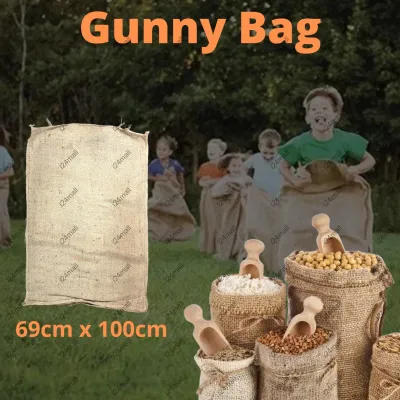 [1PCS] Gunny Sacks / Jute Bag / Gunny Bag / Bag Guni (69cm x 100cm)