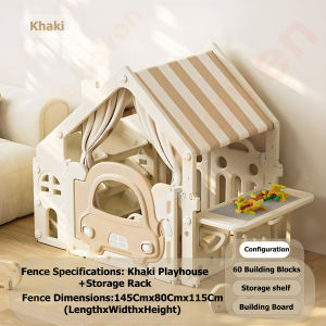 Magical Princess Castle Playhouse & Carriage Tent Indoor Kids Play Area for Boys Girls Polyester Space-Saving (Ages 1-5)