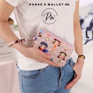 Little Miss Series Long Purse Woman Canvas | Dompet Panjang Wanita/Perempuan Kanvas 甜妹系列女性长款帆布钱包