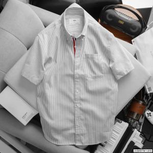 Áo sơ mi nam thời trang công sở tay ngắn chất vải oxford cao cấp ít nhăn form đẹp 1619