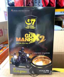 Cà Phê Hòa Tan G7 Gu Mạnh X2 Hộp 300g (12 gói x 25g)