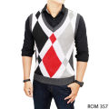 Vest Rompi Rajut - Kombinasi Warna. 