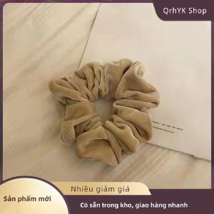 Hàng có sẵn✨ Cổ Điển Nhung Scrunchie Cô Gái Tóc Đuôi Ngựa Chủ Lớn Đàn Hồi Cao Su Tóc Sợi Dây Thừng Phụ Nữ Tóc Tie Mềm Mũ Nón Thời Trang Tóc Phụ Kiện