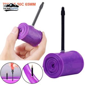 700C X 35-50C/23-32C Ultralight Bike Inner Tube with 45/65/85mm Length Valve Bicycle Inner Tube Super Light Tube