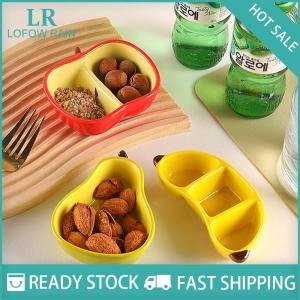 LF Wholesale✨Flash Sale ✨ Creative Porcelain Dish Korean Style Cute Fruit Shape Ceramic Household Tableware Barbecue Hot Pot Sauce Condiment Dishes