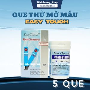 Que thử mỡ máu Cholesterol cho máy đo Rossmax Easy Touch GCU ET322 (5 que)