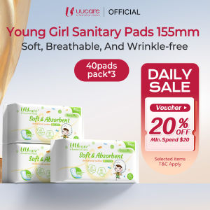 UUcare Young Girl Pantyliners 15.5cm 40pads Soft Breathable Ultra Slim Comfortable Unscented Panty Liners