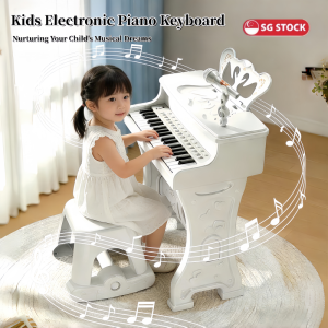Childrens electronic keyboard multifunctional instrument beginner baby with microphone oversized piano toy